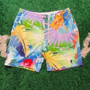 Polo Ralph Lauren Tropical Print Lounge Shorts Men's Casual Colorful